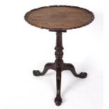 A late 18th Century style circular table,