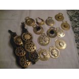 A collection of horse brasses