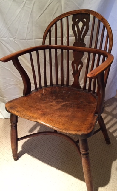 A 19th windsor armchair. - Image 3 of 3