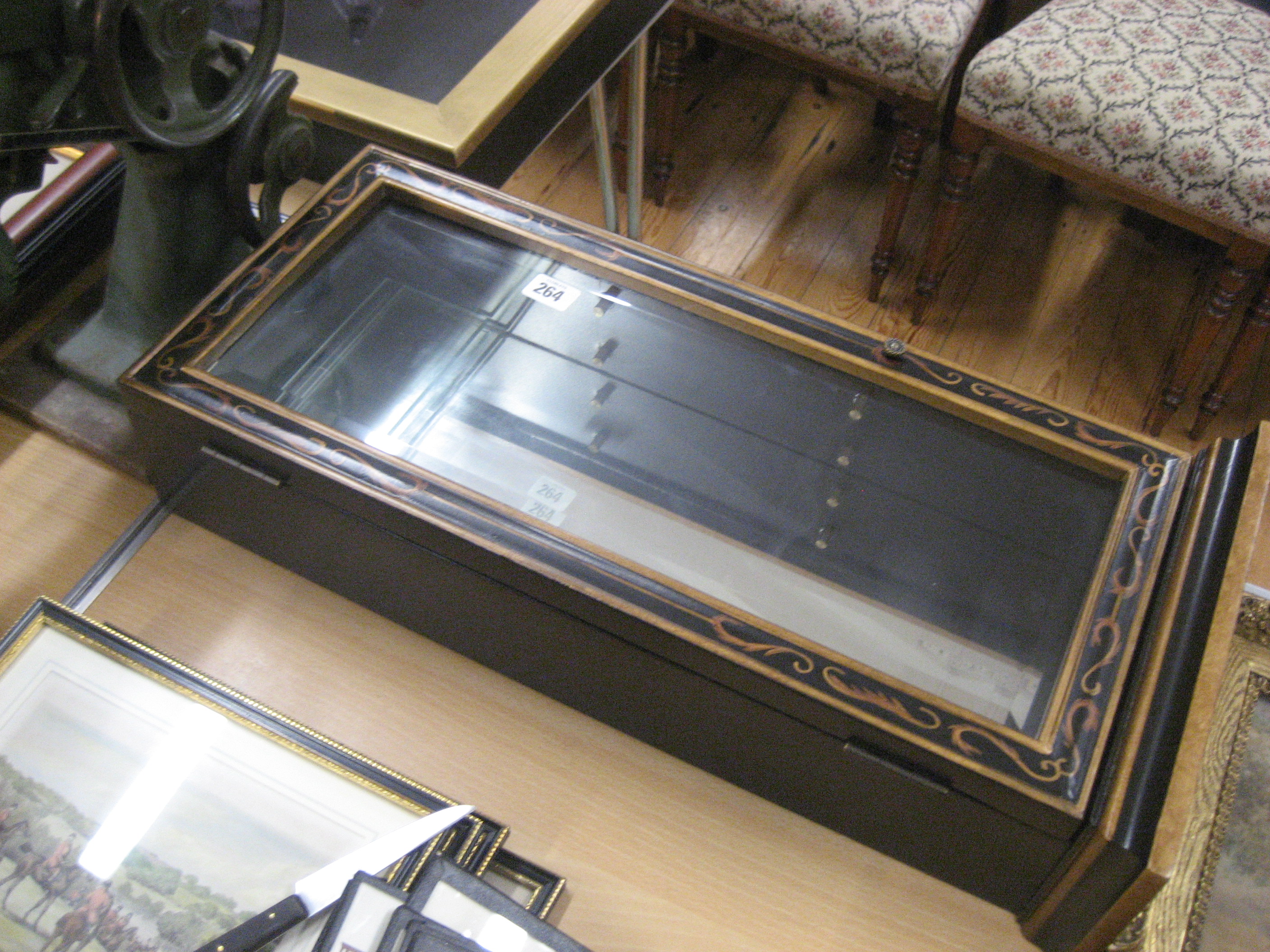 A display cabinet.