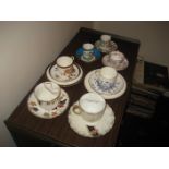 China trios etc including Minton & Worcester (7)