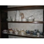 A Norwegian Porsgrund coffee service, assorted cup and saucers etc. (qty)