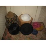 A collection of boxed and other ladies hats (qty).