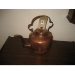 A late 19th/ early 20th century copper kettle