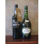 Croft Original sherry and a bottle of Fonseca Bin no 27 (2).