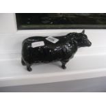 A Beswick Aberdeen Angus bull.