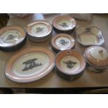 A Spode part dinner service.