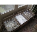 A large quantity of glassware (3 boxes)
