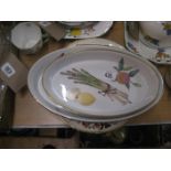 Two Mason cabinet plates, Royal Evesham etc (qty)