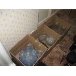Three boxes of assorted glassware (3 boxes)