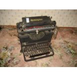 An early 20th century Remington typewriter.