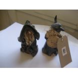 Two medium sized Clarecraft figures.