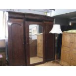 LARGE VICTORIAN 3 DOOR WARDROBE