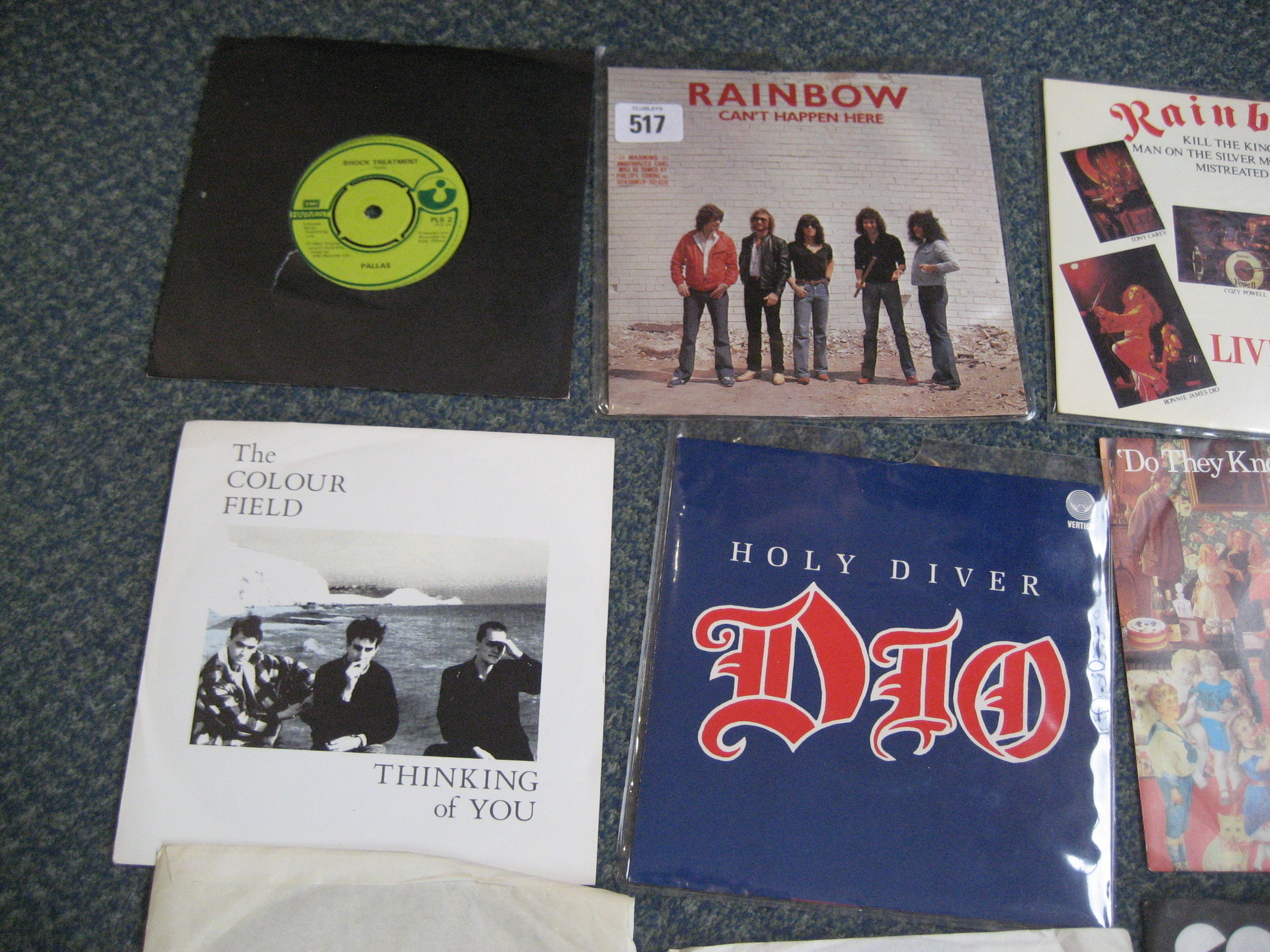 VARIOUS 45 RECORDS TO INCLUDE RAINBOW CAN~T HAPPEN HERE. - Image 2 of 5