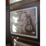 2 FRAMED COUNTRY PRINTS ETC (3)