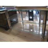 GLASS TV STAND