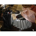 3 HATS^ SNAKE SKIN STYLE HANDBAG ETC