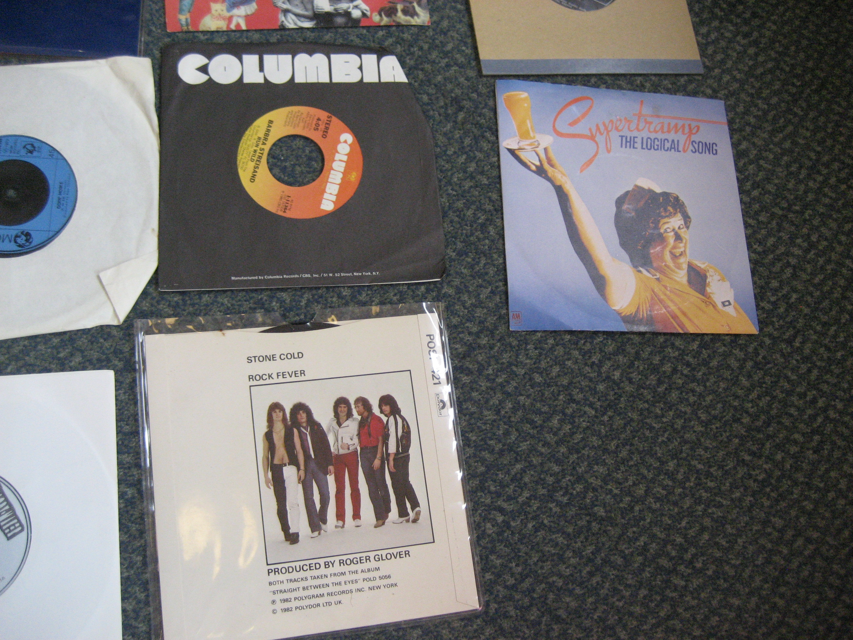 VARIOUS 45 RECORDS TO INCLUDE RAINBOW CAN~T HAPPEN HERE. - Image 4 of 5