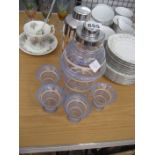 GLASS COCKTAIL SET ETC