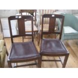 PAIR DINING CHAIRS