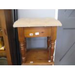 PINE DRESSING TABLE STOOL