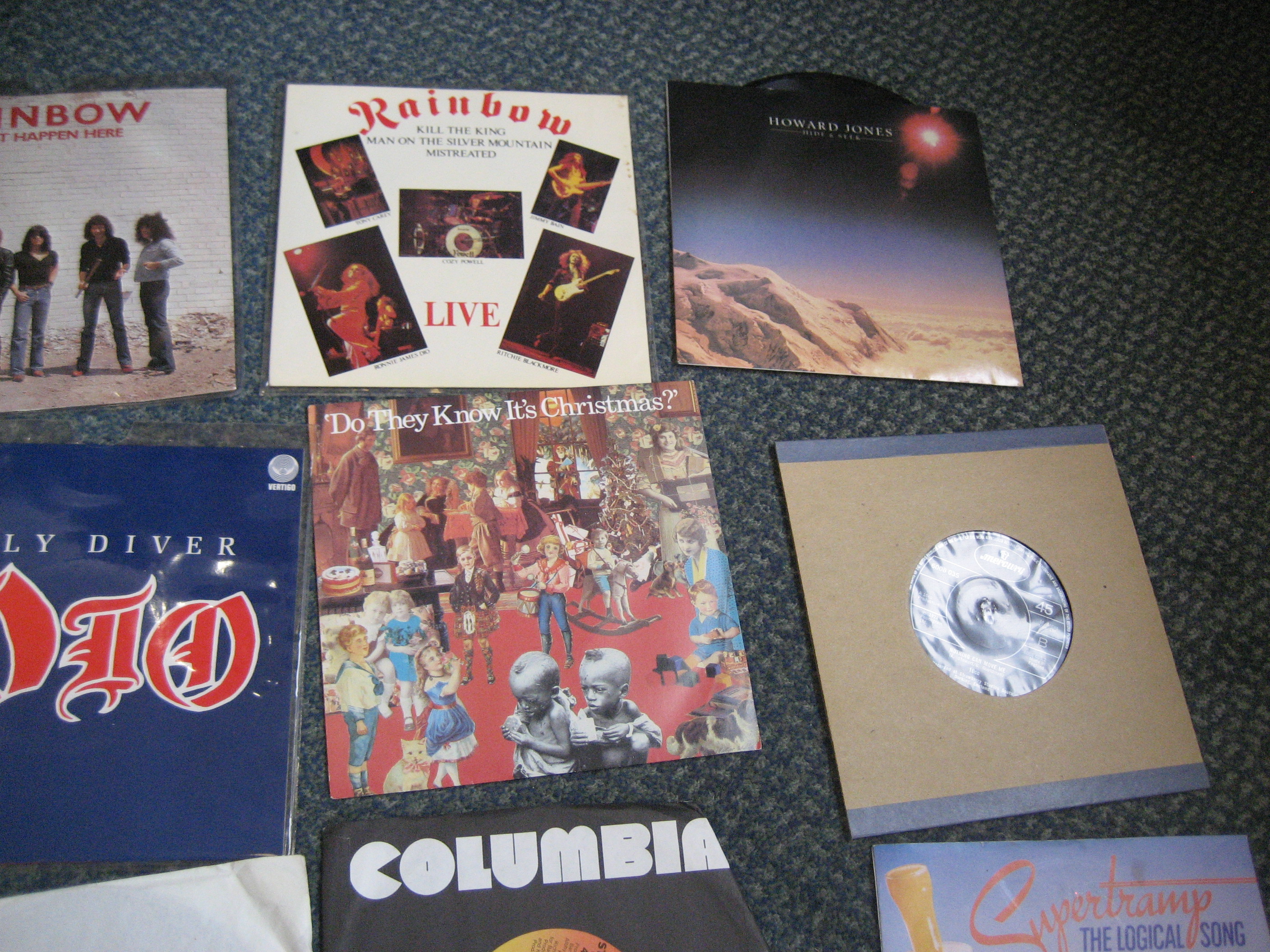 VARIOUS 45 RECORDS TO INCLUDE RAINBOW CAN~T HAPPEN HERE. - Image 3 of 5