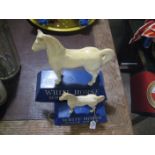 2 WHITE HORSE SCOTCH WHISKY ADVERTISING STANDS