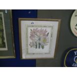 GILT FRAMED FLORAL PRINT