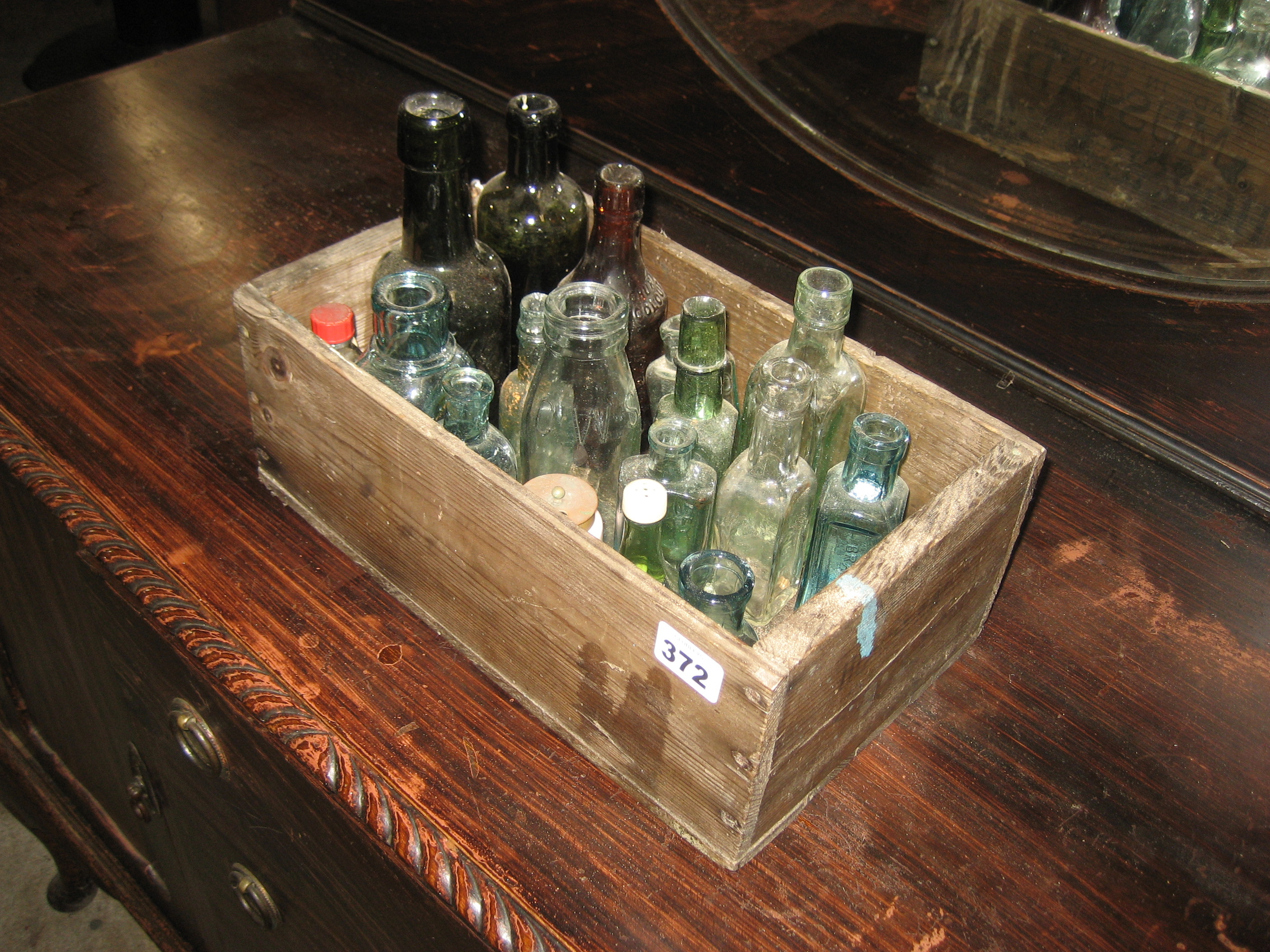 BOX OF BOTTLES