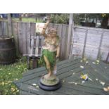VICTORIAN CAST COLD PAINTED FIGURE - SIGNED PHILIPPE. PROBABLY PHILIPPE POITEVIN (1831-1907).