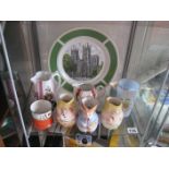 QUANTITY OF SOUVENIR CHINA ETC (1 SHELF)