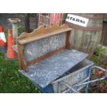 MARBLE WASHSTAND TOP AND BACK