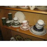 A 15 PIECE BILTONS PART COFFEE SERVICE ETC (CONTENTS OF SHELF)