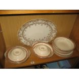 A HAMPTON IVORY PART DINNER SERVICE ETC