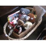 VARIOUS CHILDREN TOYS ETC - CONTENTS OF MOSES BASKET