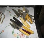 COLLECTION OF SILVER PLATE CUTLERY