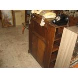 1930S OAK WRITING CABINET