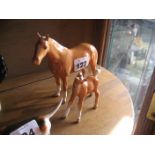 BESWICK HORSE & FOAL