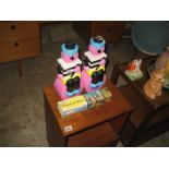 2 BERTIE BASSETT MONEY BOXES ETC