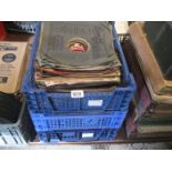THREE CRATES OF VARIOUS RECORDS SLEEVES