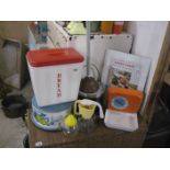 VINTAGE KITCHEN ITEMS TO INCLUDE BREAD BIN^ SCALES ETC
