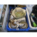 GOSS RAMSGATE HARE/MISC CHINA ETC - CONTENTS IN ONE BOX