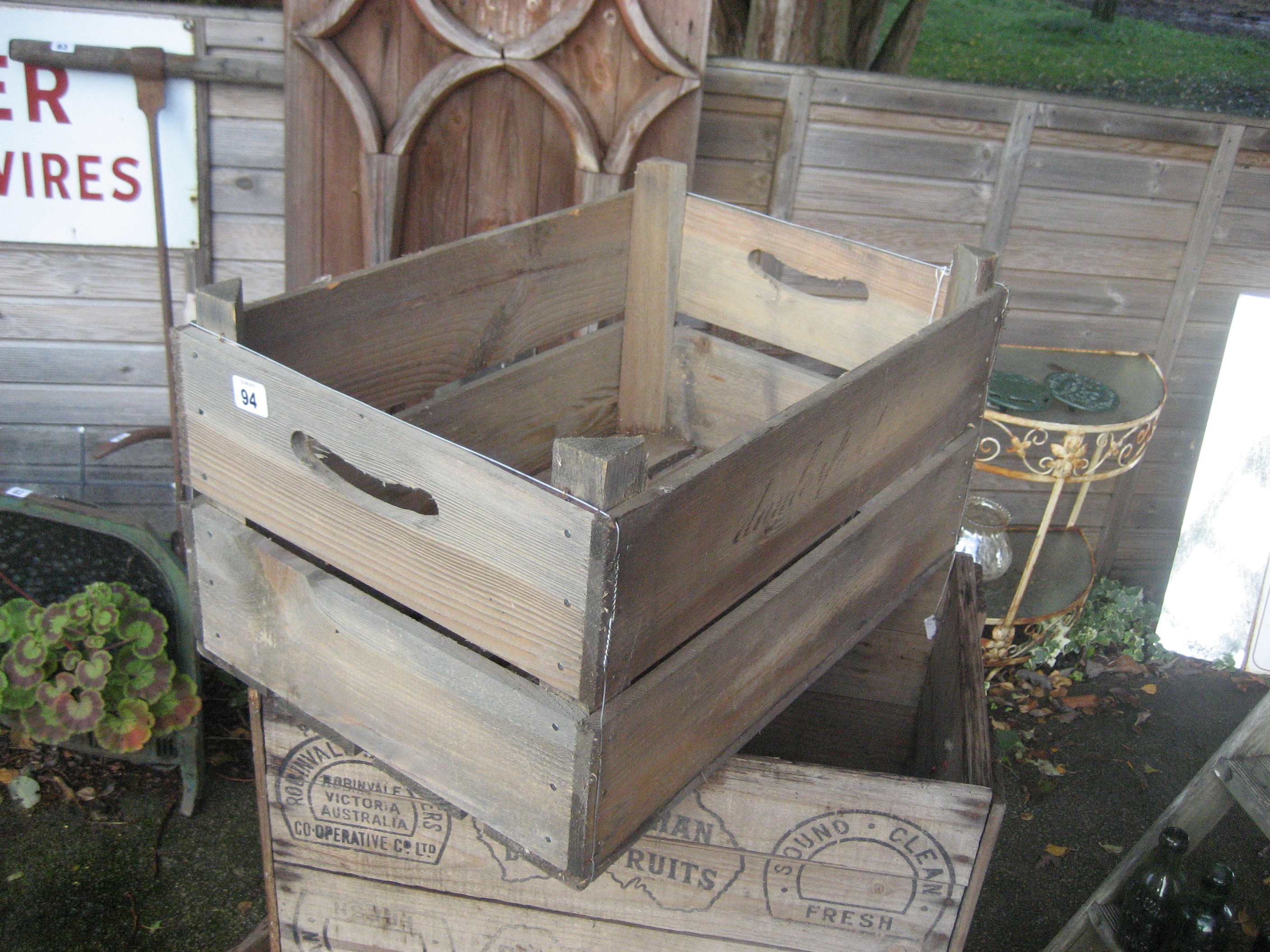 WOODEN CRATE