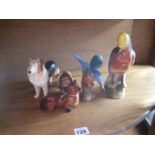 VARIOUS ORNAMENTS (1 SHELF)