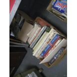 VARIOUS BOOKS ETC (2 BOXES)