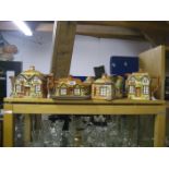 COLLECTION OF COTTAGE WARE (TOP OF CABINET)
