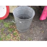 GALVANISED DUSTBIN