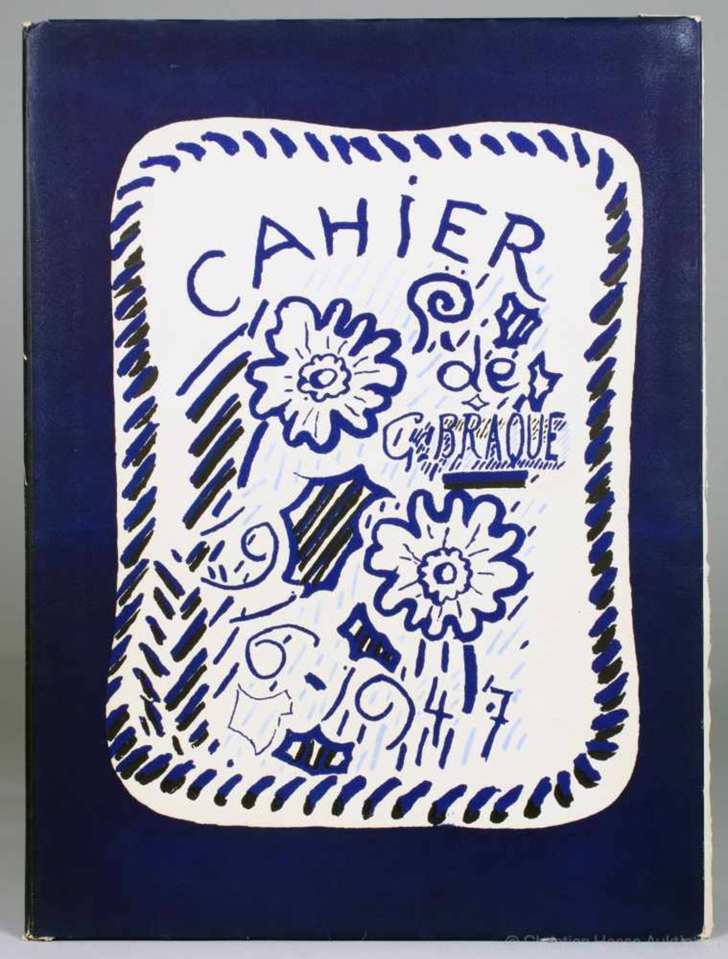 Georges Braque. Cahier 1916 - 1947. Paris, Maeght 1948. Mit zahlreichen lithographierten Tafeln