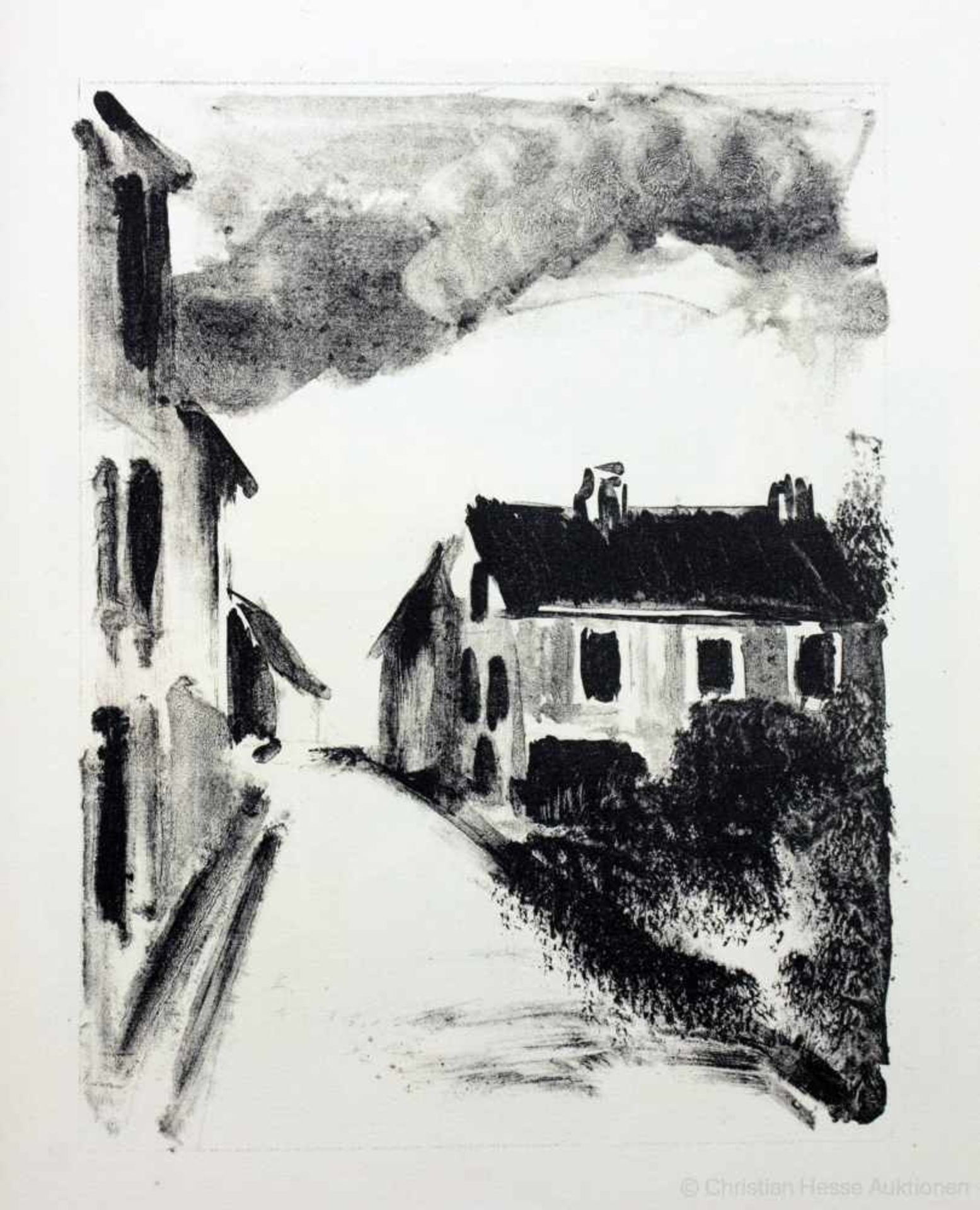 Maurice de Vlaminck - Georges Duhamel. Les hommes abandonnés. Illustré de lithographies par M. de - Image 3 of 5