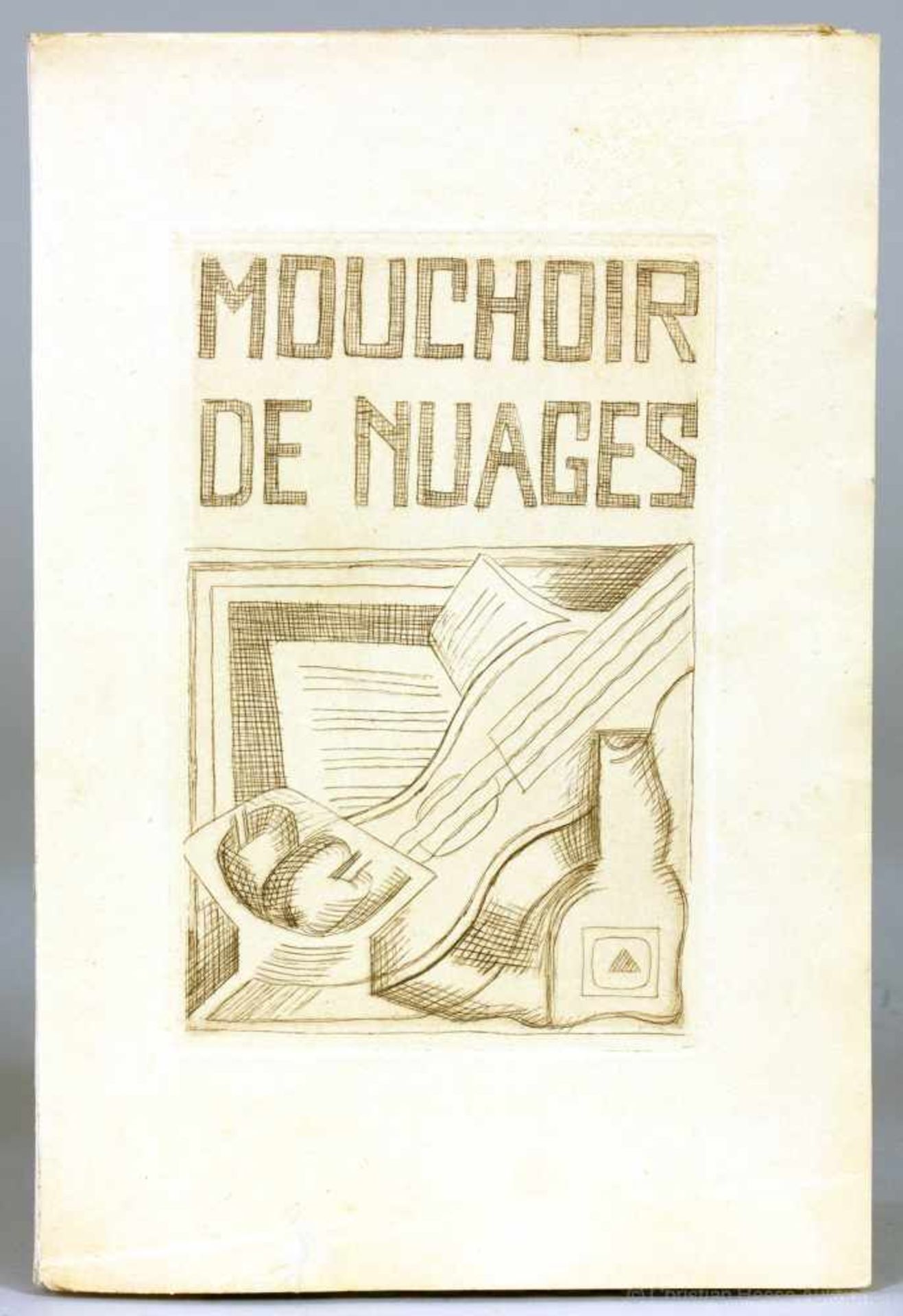 Juan Gris - Tristan Tzara. Mouchoir de Nuages. Tragédie en 15 actes. Ornée deaux-fortes par Juan